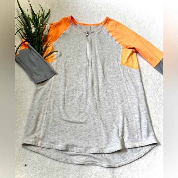 Lululemon Athletica Spin City Long Sleeve Q-Zip - Size 8/Medium* - Picture 1 of 12